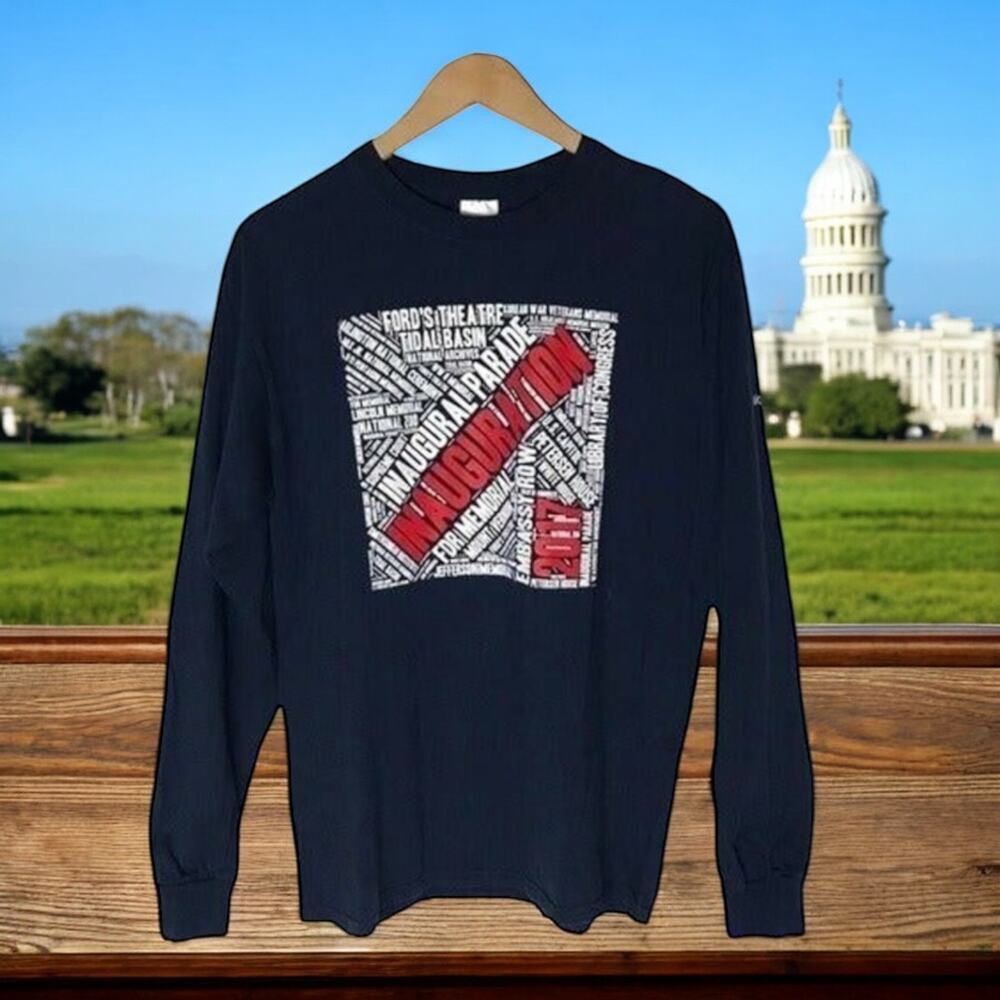 2017 Presidential Inauguration Parade Unisex Adult Medium Long Sleeve T-Shirt